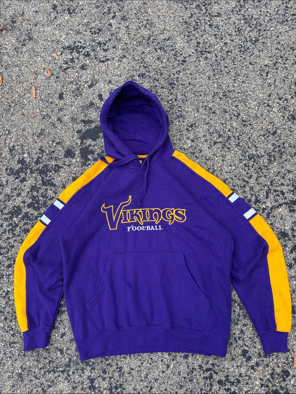 Vintage Y2K NFL Team Apparel Mens Large Purple Cotton Blend Minnesota Vikings Em